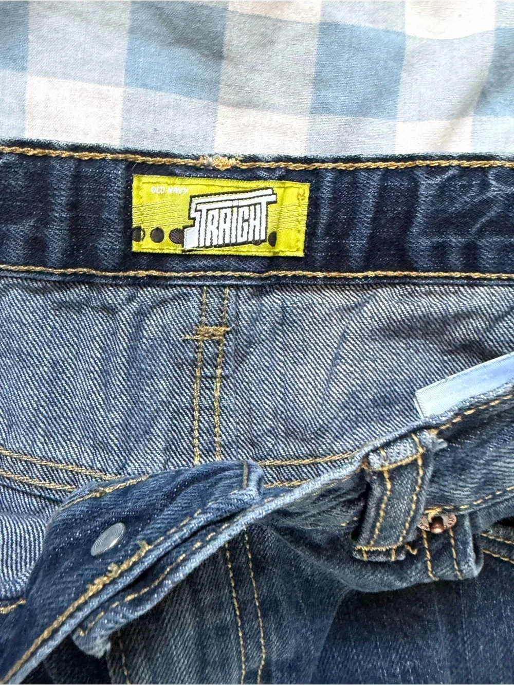 old navy kid's straight jeans size 14